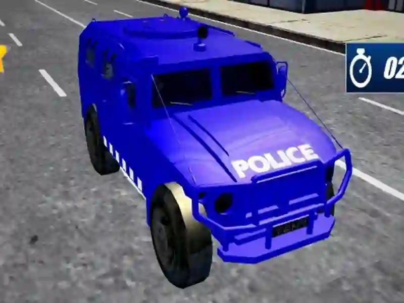 Jeu Simulateur de véhicules de conduite de la police en ligne