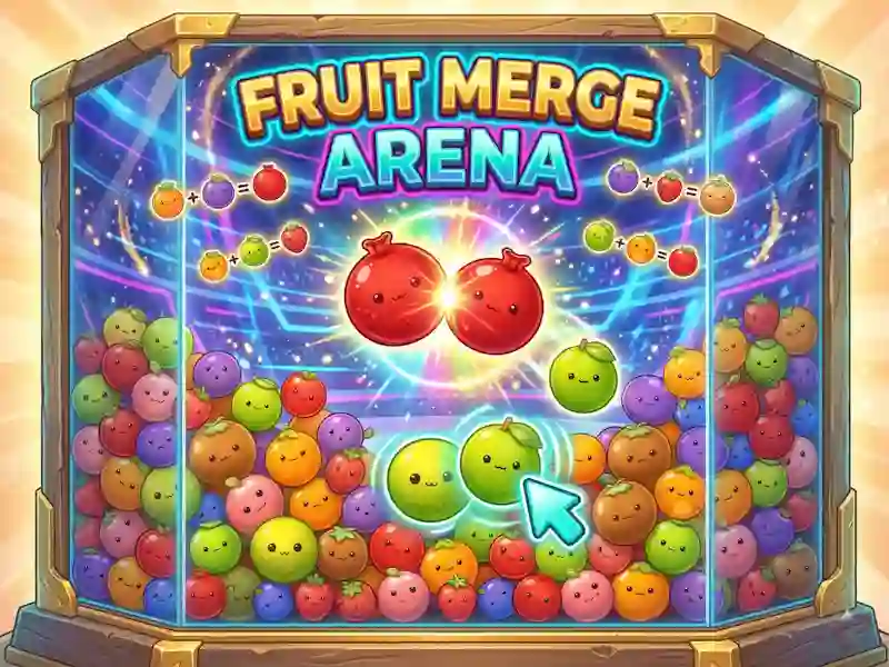 Jeu Fruit Merge Arena en ligne