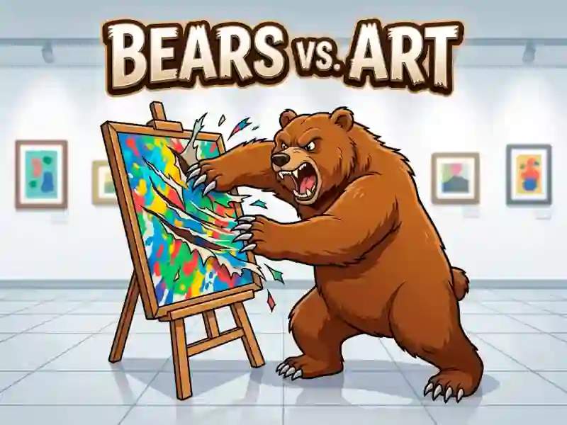Jeu Bears vs. Art en ligne