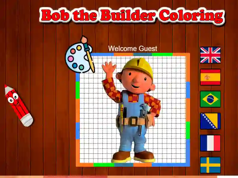 Jeu Bob le coloriage du constructeur en ligne