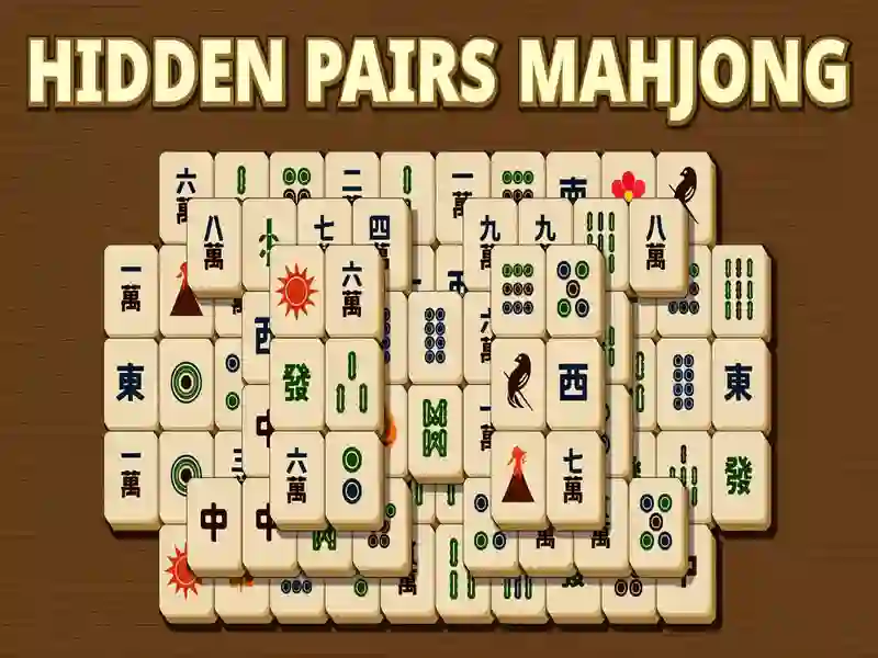 Jeu Paires cachées mahjong en ligne