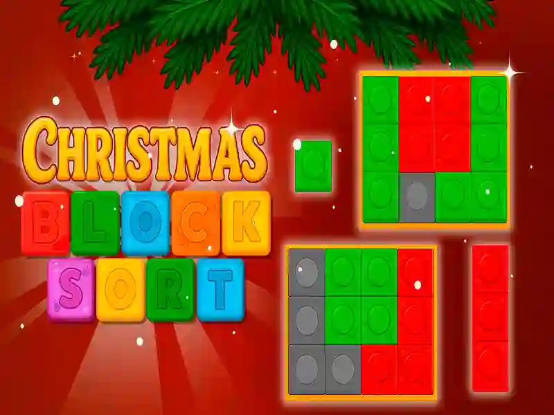 Jeu Tri des blocs de Noël en ligne