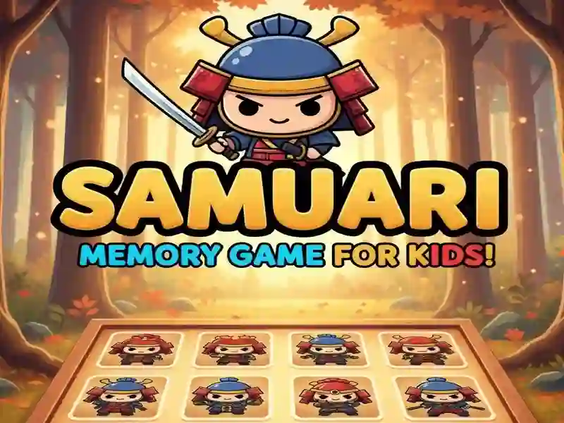 Jeu Jeu de mémoire samouraï pour les enfants en ligne