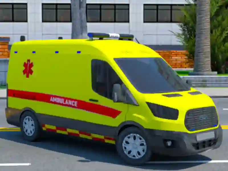 Jeu Jeu d'ambulance d'urgence en ligne