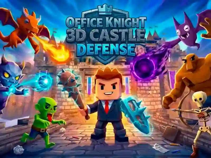 Jeu Office Knight 3D Castle Defense en ligne