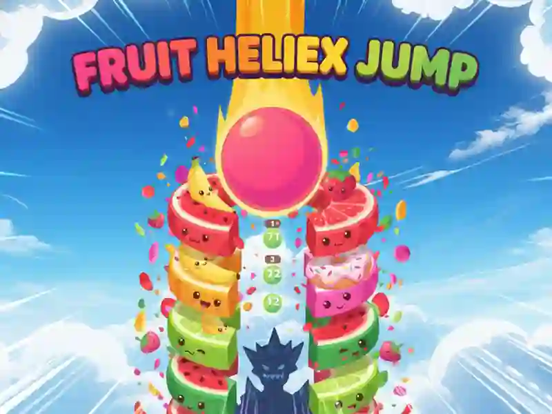 Jeu Saut en hélice de fruits en ligne
