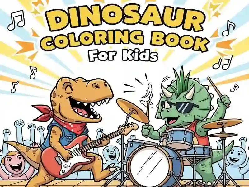 Jeu Livre de coloriage de dinosaures pour les enfants en ligne