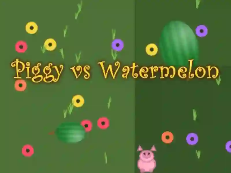 Jeu Piggy vs pastèque en ligne