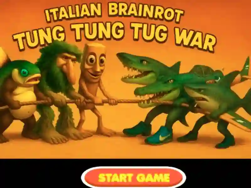 Jeu Italien Brainrot Tung Tung Tug War en ligne