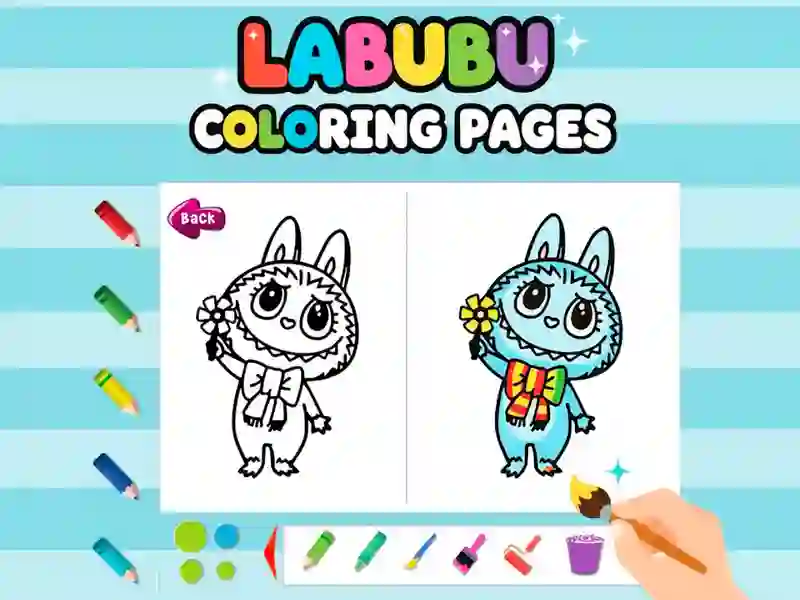 Jeu Coloriages Labubu en ligne