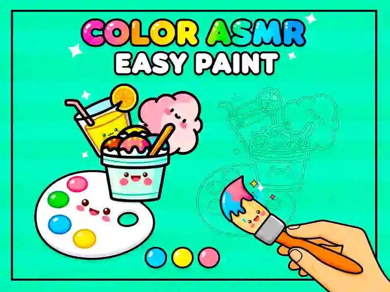 Jeu Peinture facile couleur Asmr en ligne