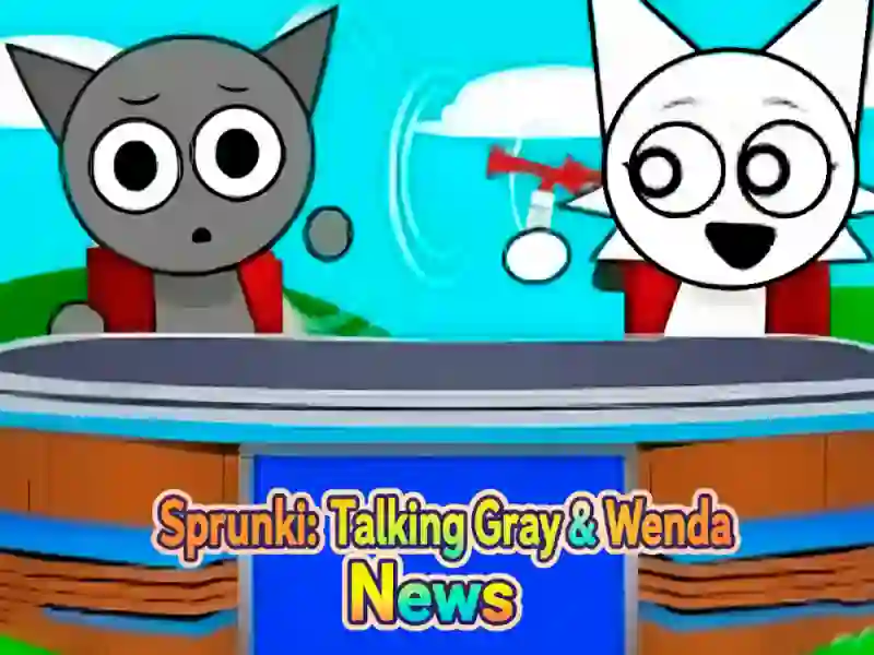 Jeu Sprunki : Talking Grey et Wenda News en ligne