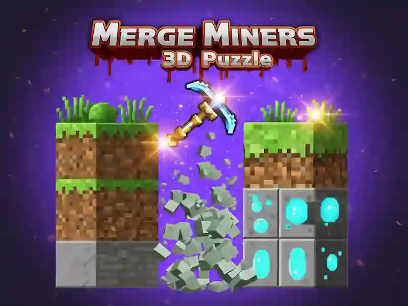 Jeu Fusionner les mineurs Puzzle 3D en ligne