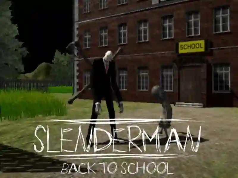 Jeu Slenderman retour à l'école en ligne