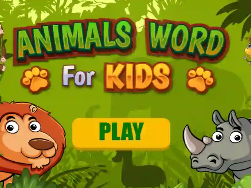 Jeu Animaux de mots pour les enfants en ligne