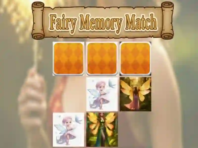 Jeu Match de mémoire de fée en ligne