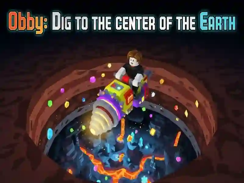 Jeu Obby : Creusez jusqu'au centre de la Terre en ligne