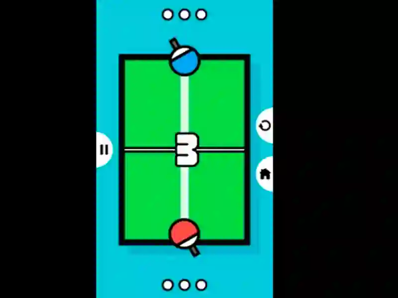 Jeu Table de tennis de ping-pong 2D en ligne Jeu Table de tennis de ping-pong 2D en ligne