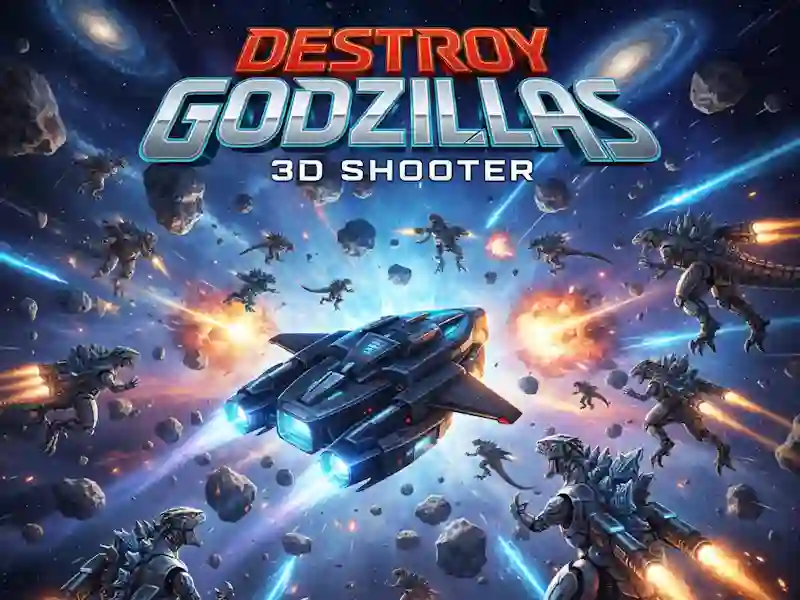 Jeu Détruisez Godzillas : jeu de tir 3D en ligne