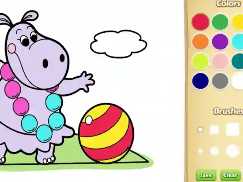 Jeu Baby Farm Animals Coloring Livre pour les enfants en ligne