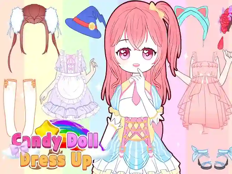 Jeu Candy Doll Dress Up en ligne