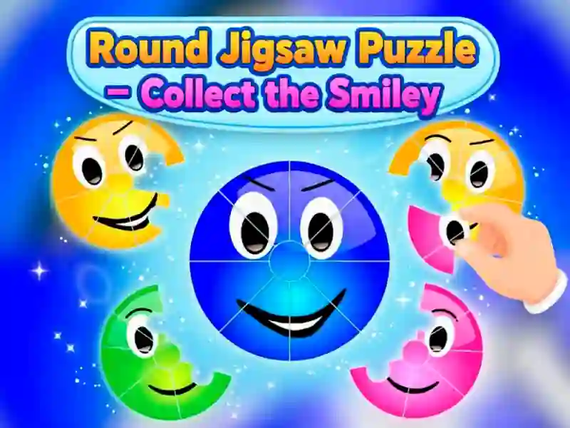 Jeu Puzzle rond — Collectionnez le Smiley en ligne