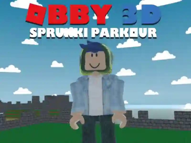 Jeu OBBY 3D Sprunki Parkour en ligne