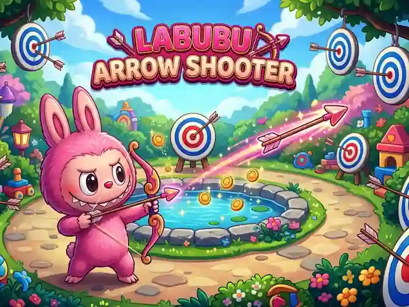 Jeu Tireur de flèches Labubu en ligne