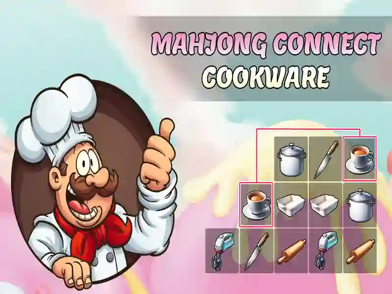 Jeu Mahjong Connectez les ustensiles de cuisine en ligne