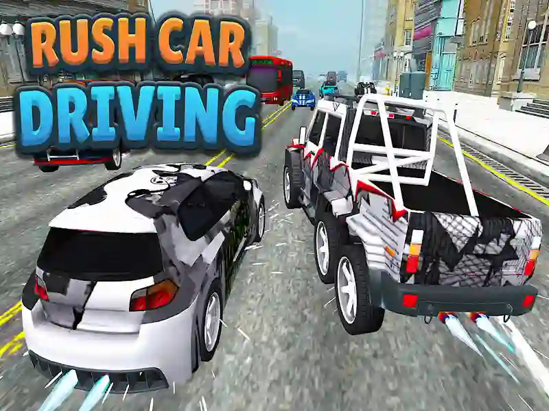Jeu Rush Car conduite en ligne