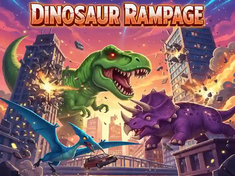 Jeu Rampage des dinosaures en ligne