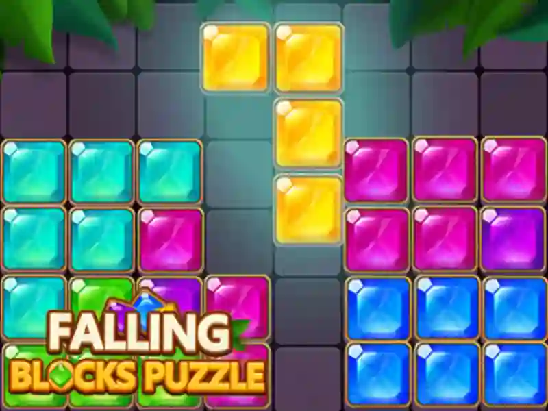 Jeu Puzzle des blocs de chute en ligne Jeu Puzzle des blocs de chute en ligne