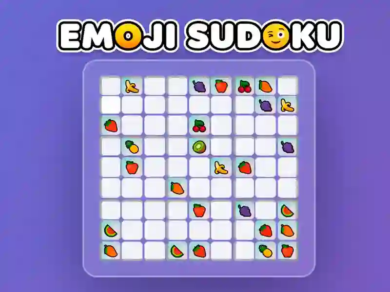 Jeu Sudoku Émoji en ligne