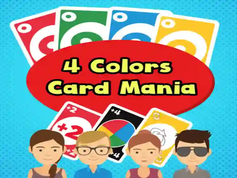 Jeu Manie de cartes à 4 couleurs en ligne
