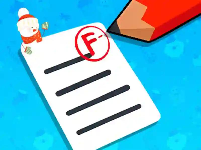 Jeu Examen de Noël sur simulateur d'enseignant en ligne