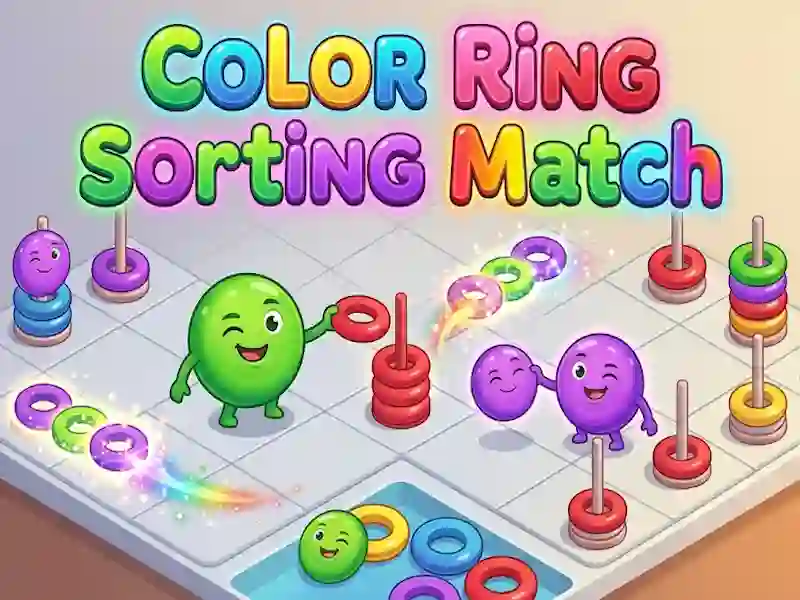 Jeu Color Ring Sorting Match en ligne