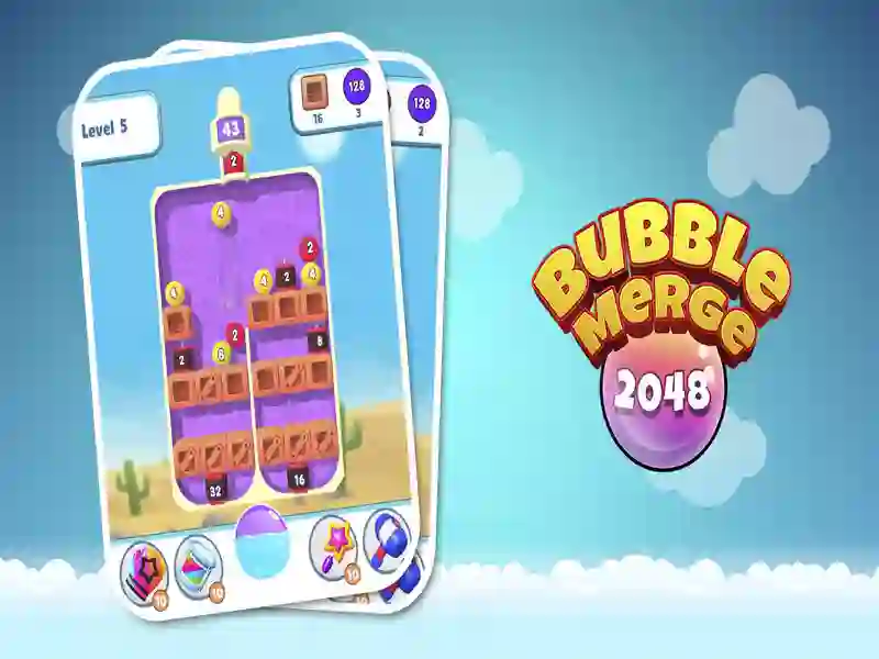 Jeu Fusion de bulles 2048 en ligne