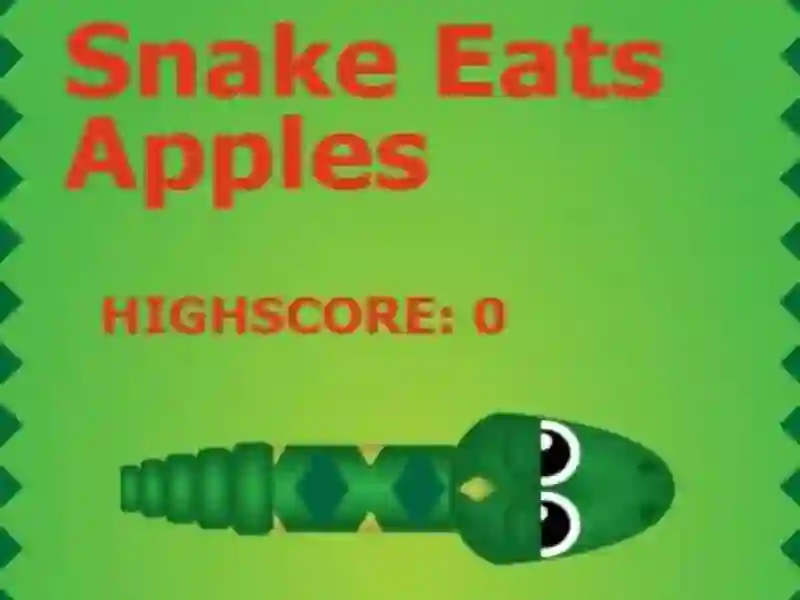 Jeu Le serpent mange des pommes en ligne