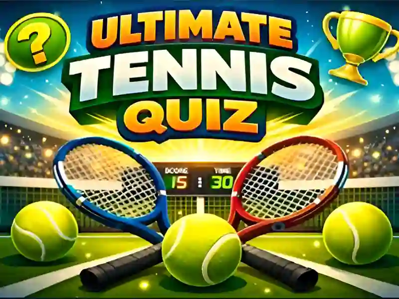 Jeu Quiz ultime sur le tennis en ligne