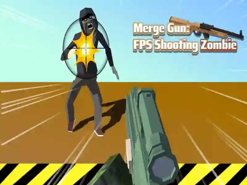 Jeu Fusionner des fps de pistolet tirant sur zombie en ligne