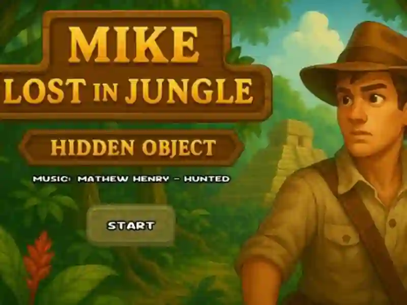 Jeu Mike perdu dans la jungle — Objets cachés en ligne