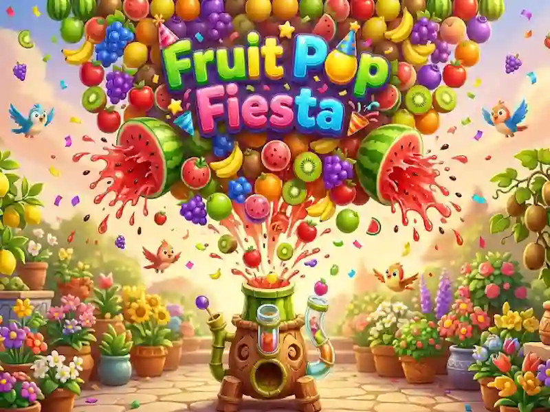 Jeu Fête des fruits pop en ligne