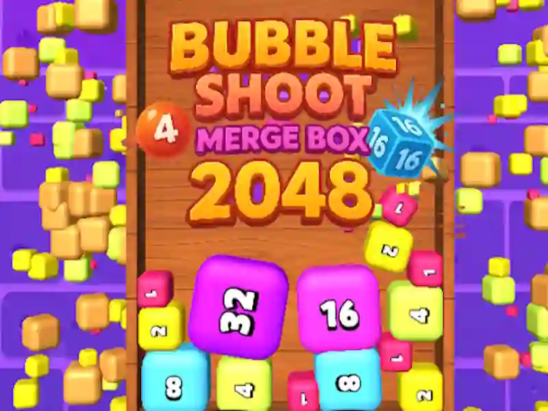 Jeu Boîte de pousse de bulle Box 2048 en ligne