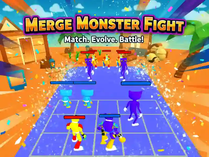 Jeu Fusionner le combat de monstres en ligne