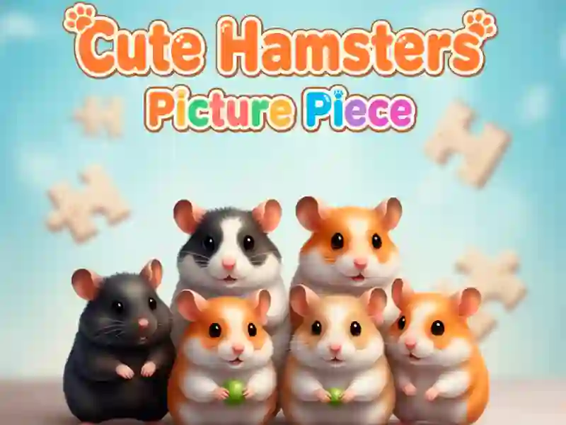 Jeu Pièce d’image de hamsters mignons en ligne