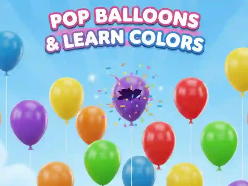 Jeu Ballons éclatants et apprentissage des couleurs en ligne