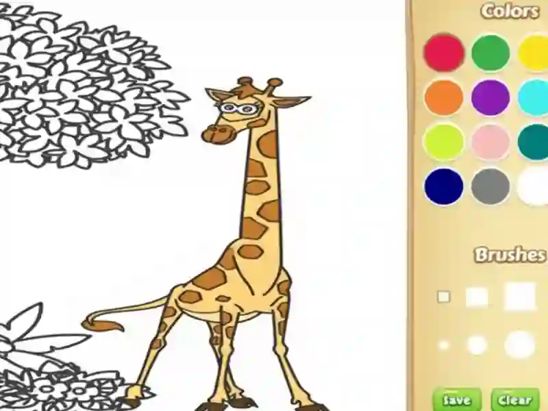 Jeu Jungle Animals Coloring Livre pour les enfants en ligne
