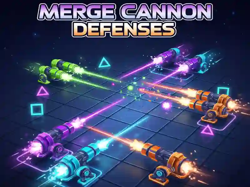 Jeu Fusionner les défenses des canons en ligne