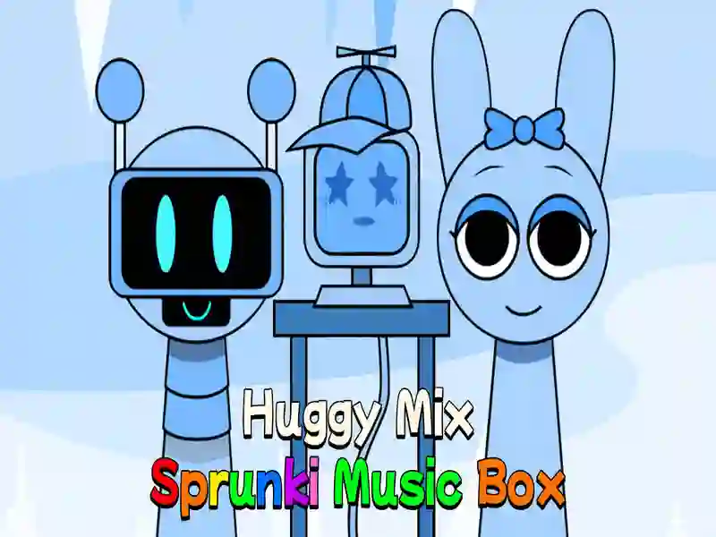 Jeu Huggy Mix Sprunki Music Box en ligne