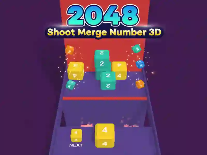 Jeu 2048 Numéro de fusion de tir 3D en ligne